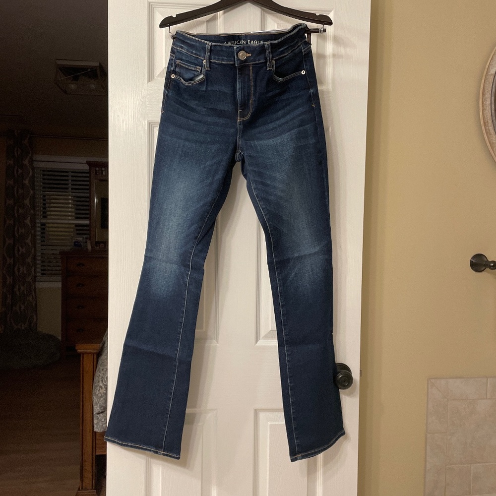 American Eagle Super Stretch Skinny Kick Jeans 12L
